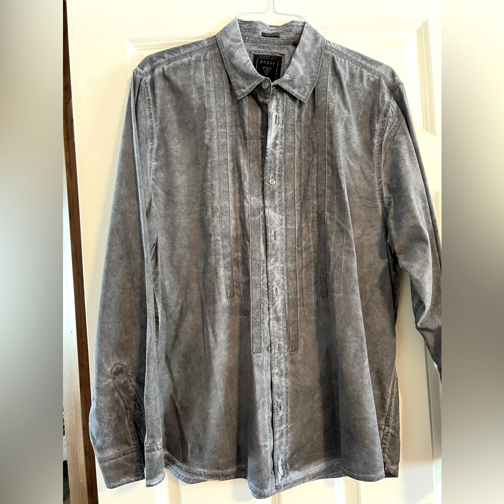Men’s Guess long sleeve button down